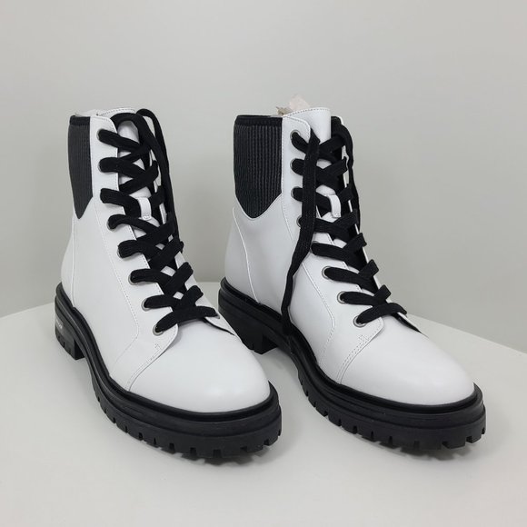 New Kenneth Cole Rhode WaterProof Leather Lace-Up Boots - Picture 2 of 10